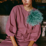 SJC Leni Pant in Washed Mulberry