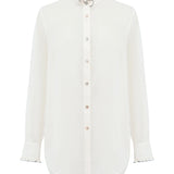 Siena Blouse in Warm Ivory