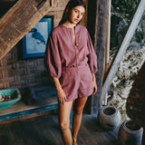 SJC Tutti Blouse in Washed Mulberry