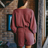 SJC Tutti Blouse in Washed Mulberry