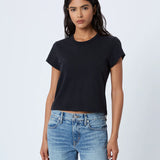 Slvrlake Easy Tee in Raven