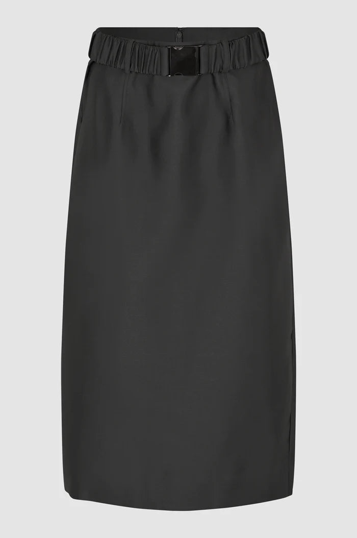 Second Female Elegance Long Skirt - Volcanic Ash