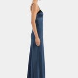 Depeche Balconette Gown | Dark Blue