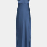 Depeche Balconette Gown | Dark Blue