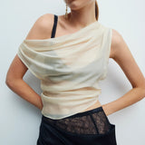 Dunya Draped Skirt | Black