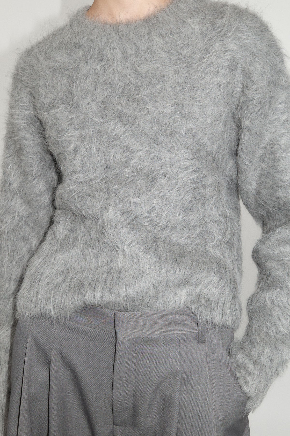 Alpaca Sweater | Grey