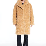 Stand Studio Camille Cocoon Coat - Light Caramel