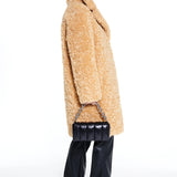 Stand Studio Camille Cocoon Coat - Light Caramel