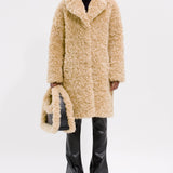 Stand Studio Camille Cocoon Coat - Light Caramel