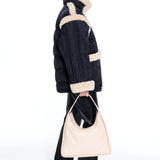 Stand Studio Dorothy Puffer Coat - Black/Natural White