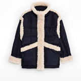 Stand Studio Dorothy Puffer Coat - Black/Natural White
