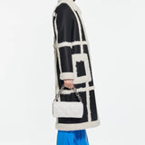 Stand Studio Patrice Coat - Black/Off White