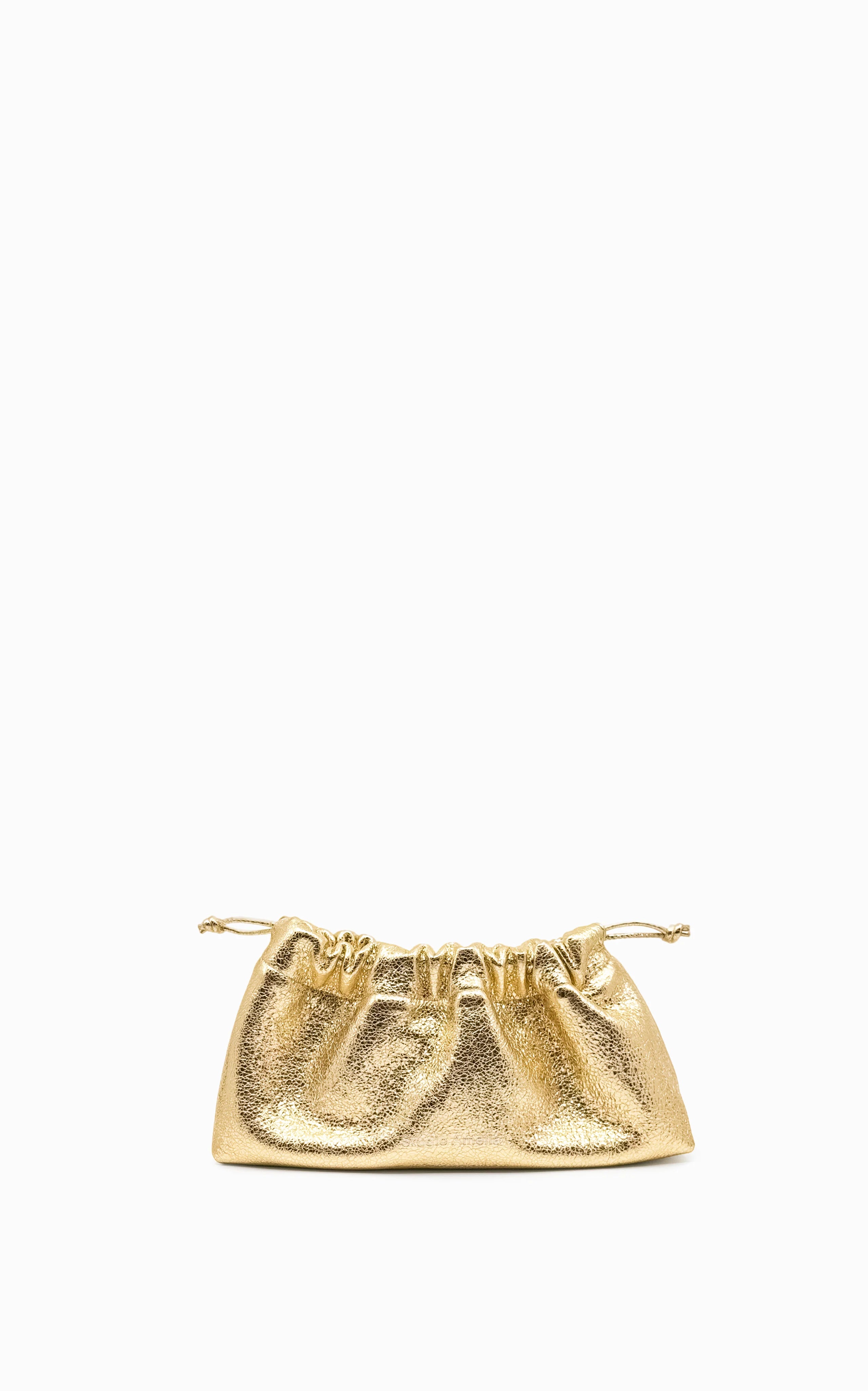 Studio Amelia Mini Drawstring Bag - Gold