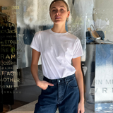 Jac and Jack Cab Tee in White