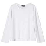 Una Long Sleeve Top in Parchment
