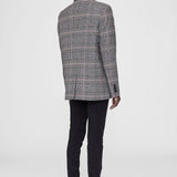 AB Madeleine Blazer - Grey/Red Plaid