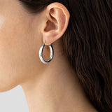Twist Hoops | Silver