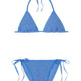 Hunza G Gina Bikini - Metallic Denim