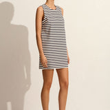 Matteau Stripe Shift Dress - Navy/White