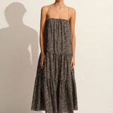 Matteau Voluminous Tiered Sundress - Jasmine (Cocoa)