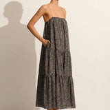 Matteau Voluminous Tiered Sundress - Jasmine (Cocoa)