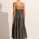 Matteau Voluminous Tiered Sundress - Jasmine (Cocoa)