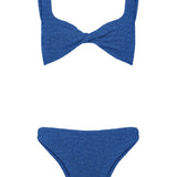 Hunza G Juno Bikini in Metallic Denim