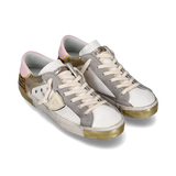 Philippe Model Prsx Low-Top Sneakers - White/Gold
