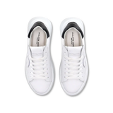 Philippe Model Tres Temple Low-Top Sneakers - White/Black