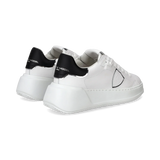 Philippe Model Tres Temple Low-Top Sneakers - White/Black