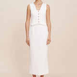 Posse Emma Pencil Skirt in Ivory