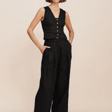 Posse Wyatt Trouser in Black