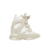 Isabel Marant Balskee Leather Sneakers - White
