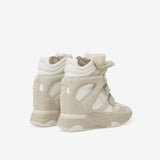Isabel Marant Balskee Leather Sneakers - White