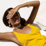 Fairley Pearl Dome Ring in Gold