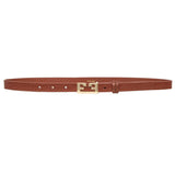 Frame Le Double F Belt - Brandy Croco
