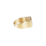 Fairley Crystal Cocktail Ring - Gold