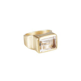 Fairley Crystal Cocktail Ring - Gold