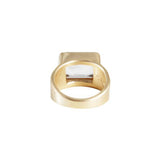 Fairley Crystal Cocktail Ring - Gold