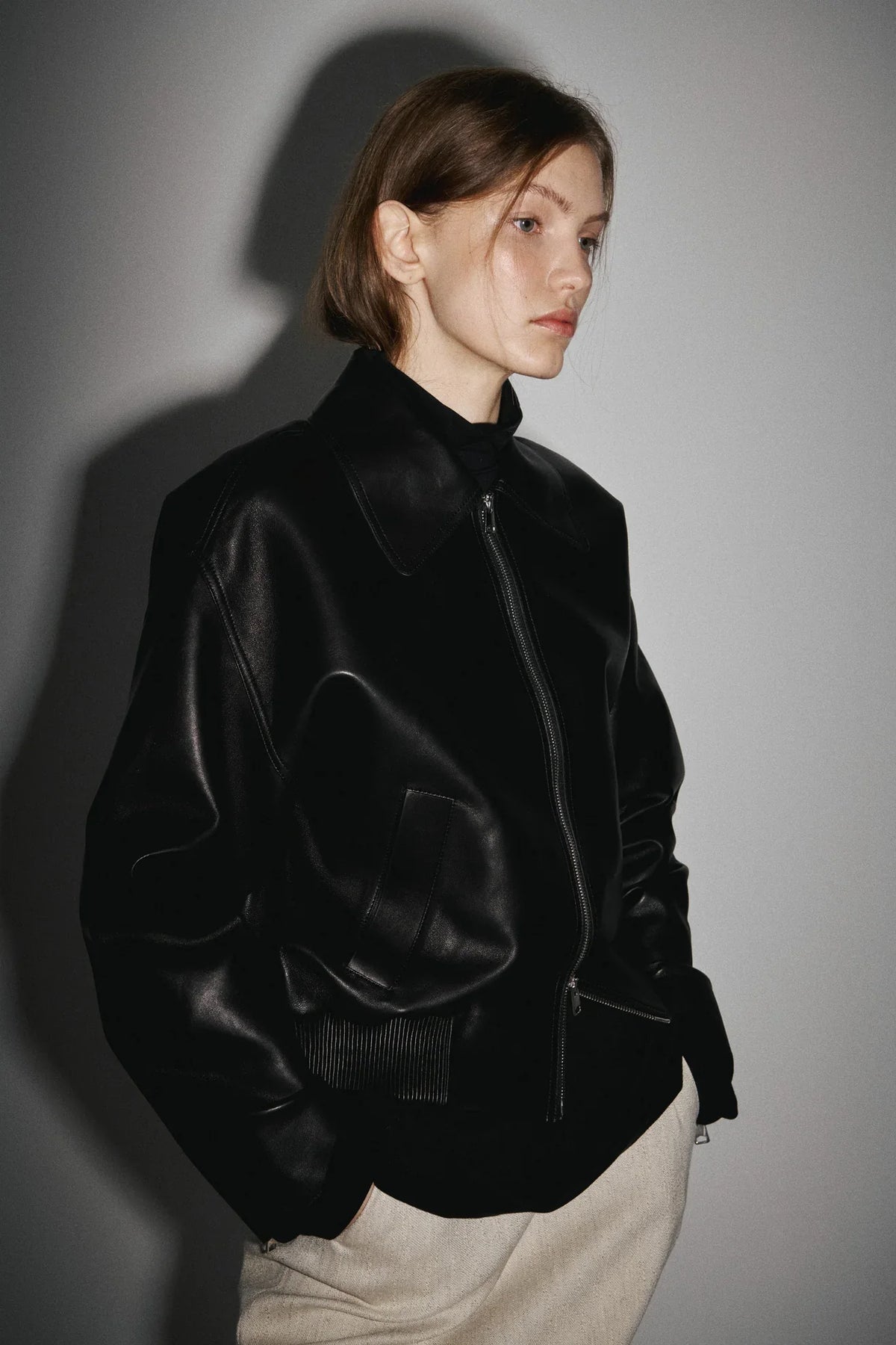 A.Emery Clothing Leather Jacket