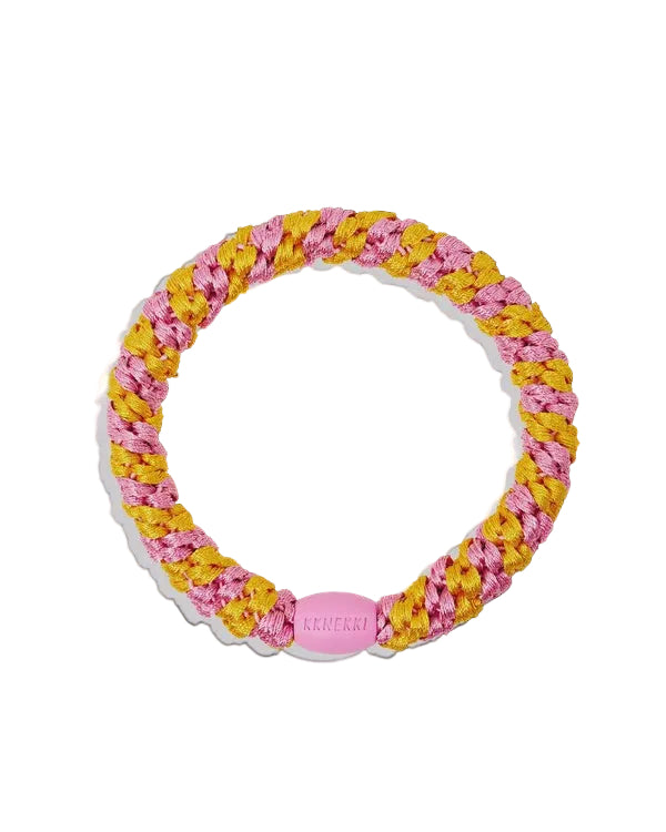 Kknekki Hair Tie  in Jaffa Bubblegum Stripe
