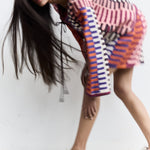 Ilio Nema Carthage Cardigan in Multi Crochet - detail view