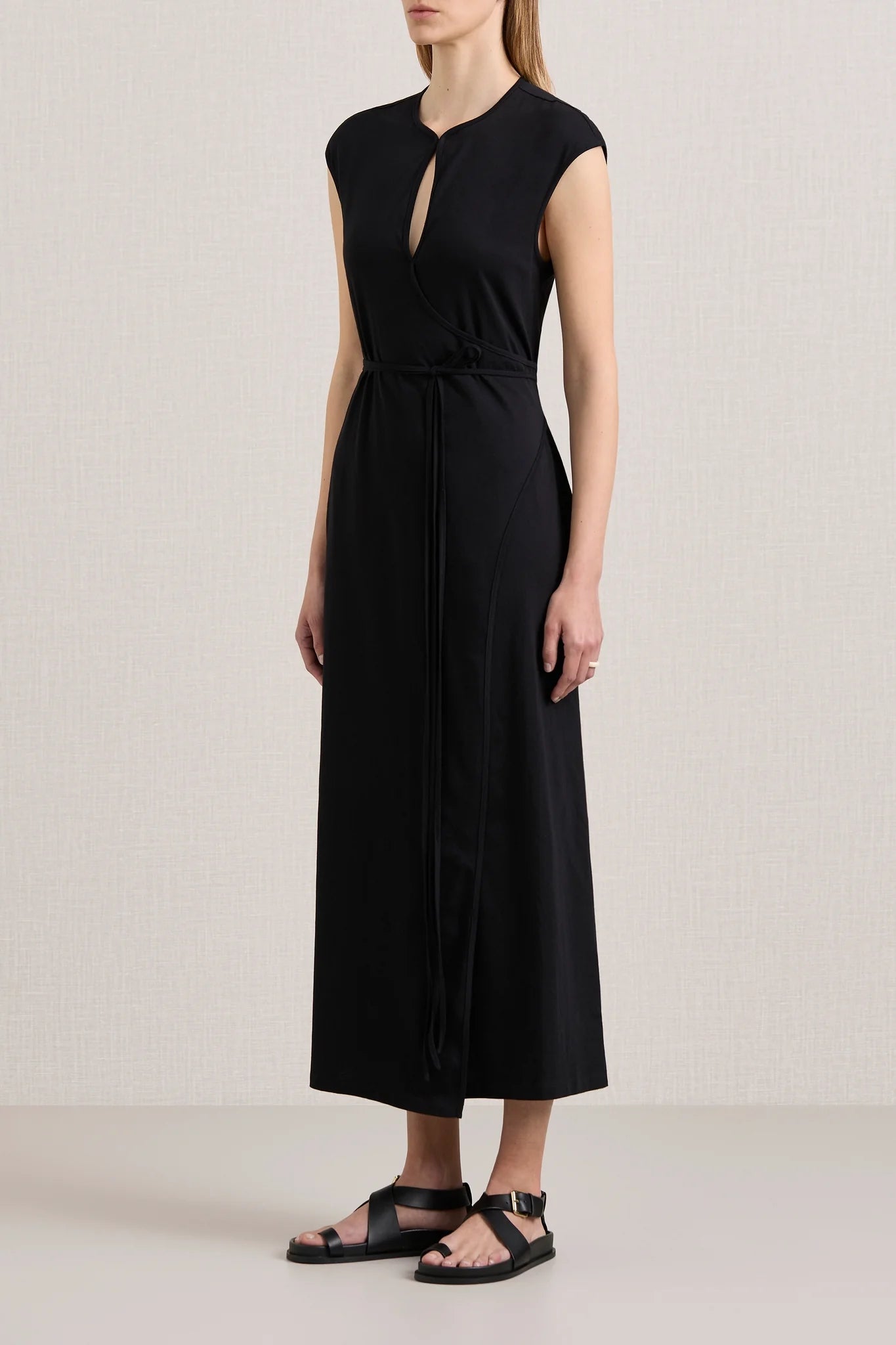Leigh Jersey Dress - Black