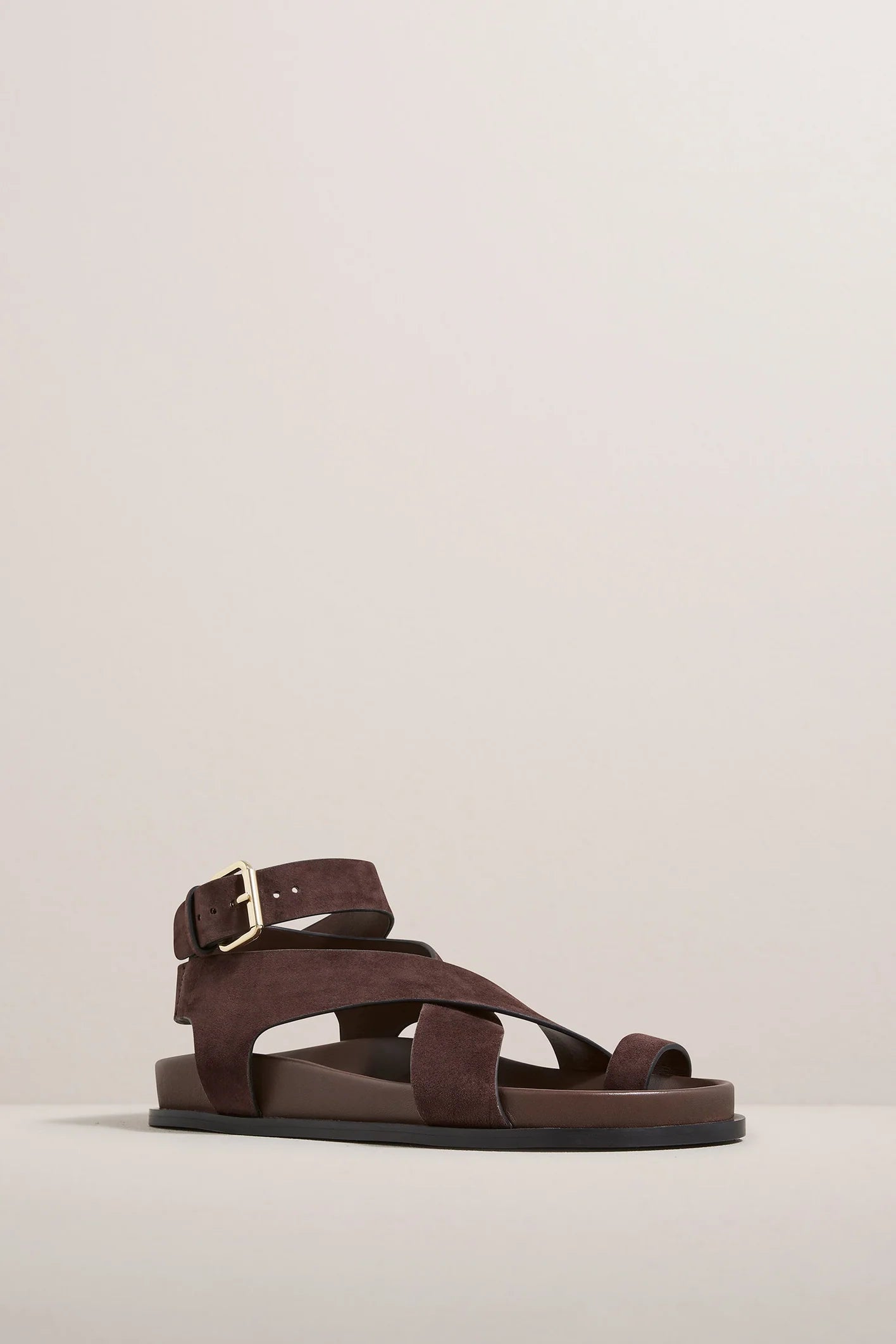 Jalen Sandal in Walnut Suede