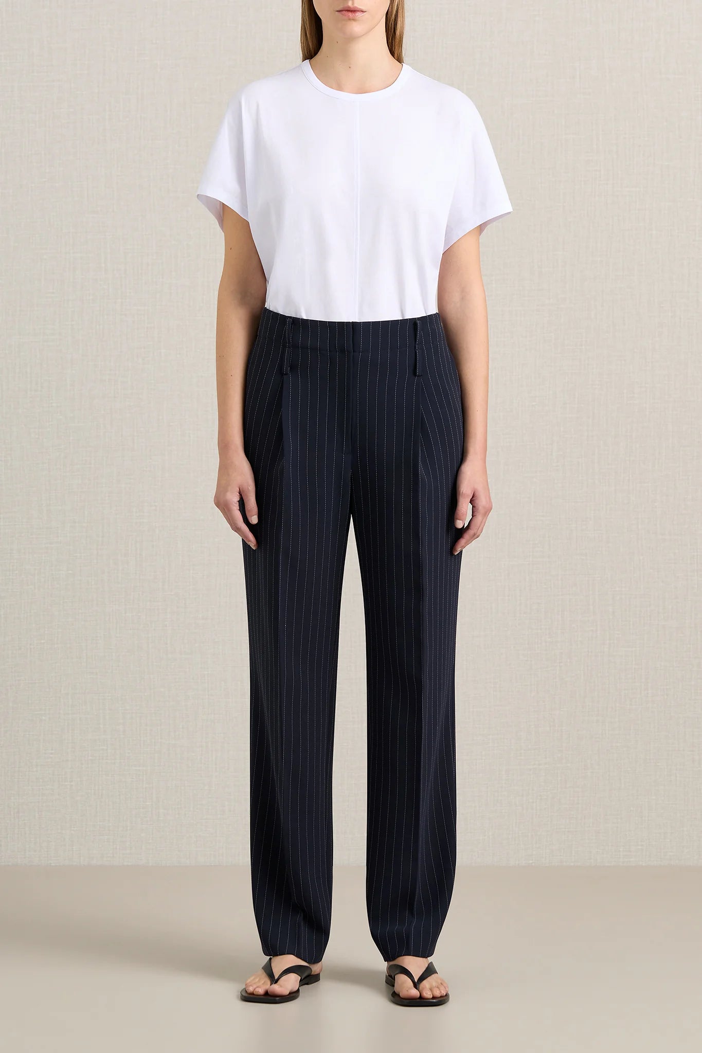 Draper Pinstripe Pant | Midnight Stripe