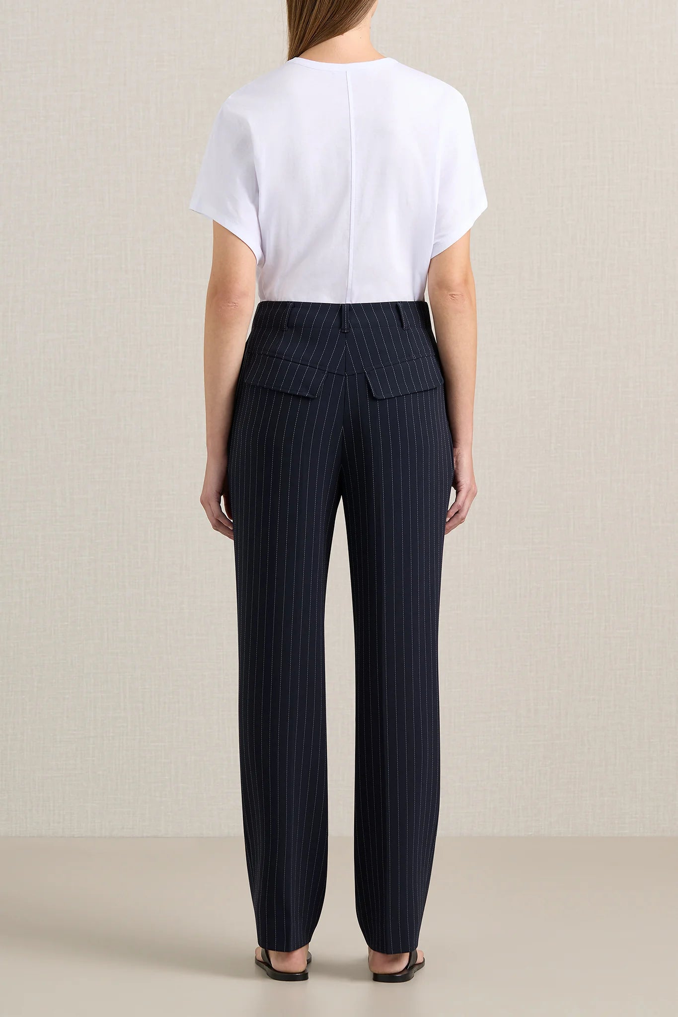 Draper Pinstripe Pant | Midnight Stripe