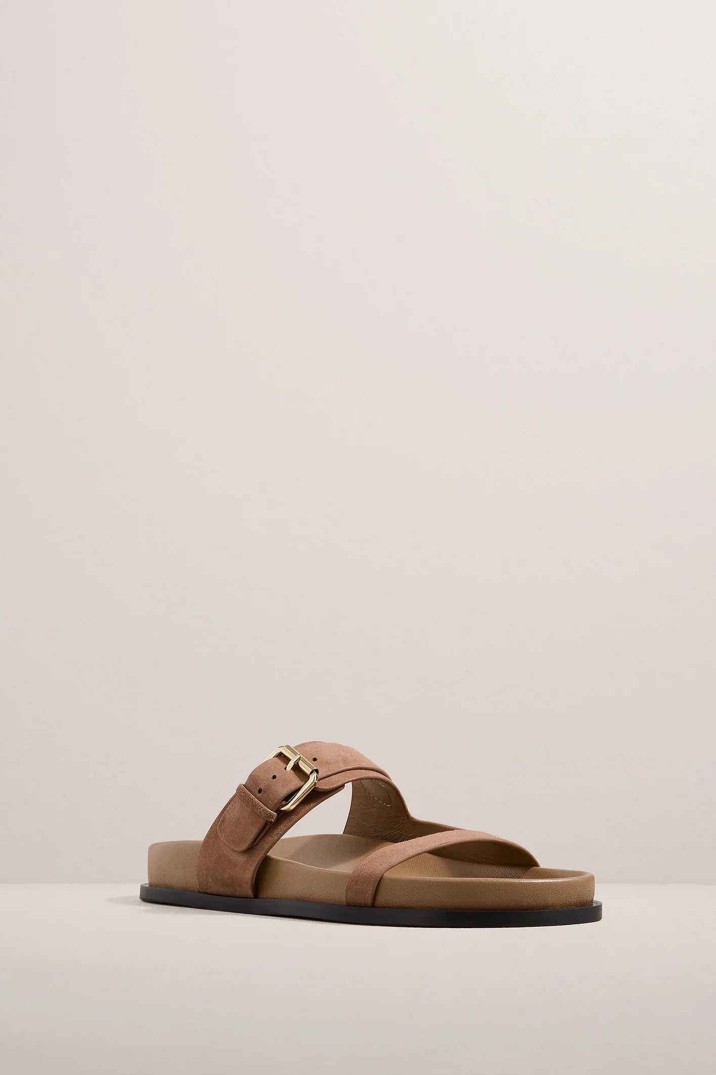 Prince Sandal in Nutmeg Suede