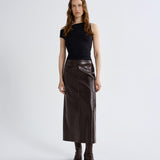 Agolde Hikson Skirt in Madera - side view