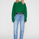 Anine Bing Lee Crew Sweater in Green