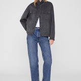 Anine Bing Rory Jacket in Dark Grey
